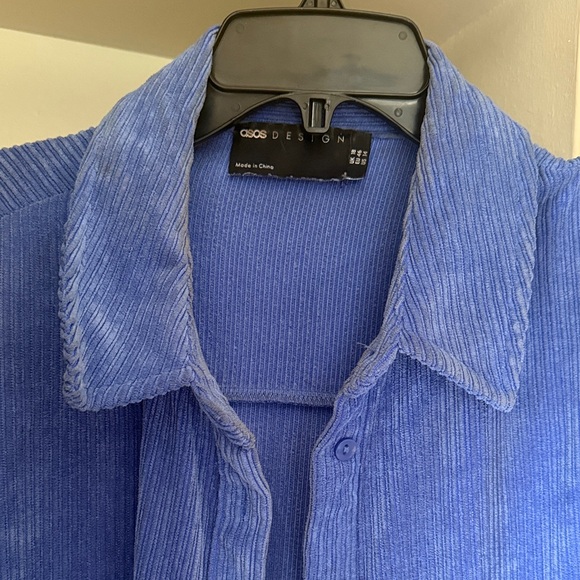 ASOS Blue Long Sleeve Dress - Picture 3 of 3